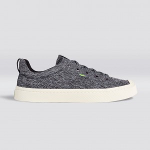 IBI Cariuma Low Top Bamboo Weave Knit Vegan Damskie Szare | 726MJZCVI