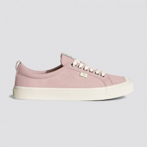 OCA LOW Cariuma Low Top Płócienne Wegański Męskie Czerwone | 048KFNRVT