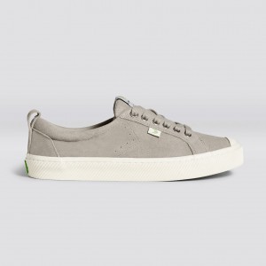 OCA LOW Cariuma Low Top Suede Męskie Szare | 760CPULBF