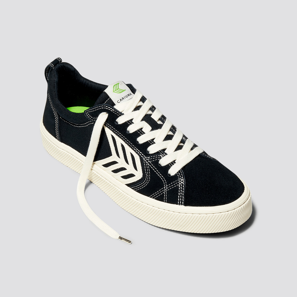 CATIBA PRO Cariuma Low Top Canvas Męskie Czarne | 658KMSXWR