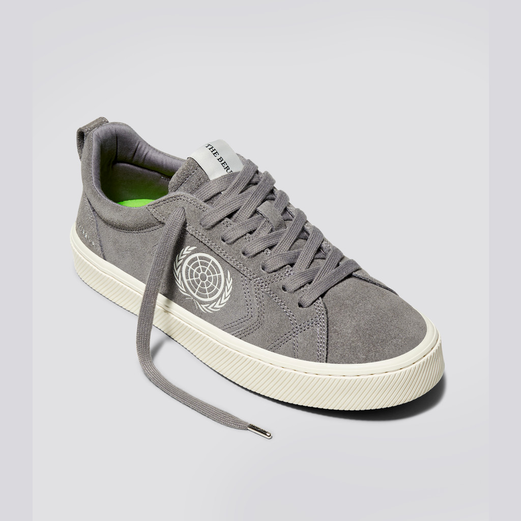 CATIBA PRO Cariuma Low Top Suede Damskie Szare | 197BXIJEU