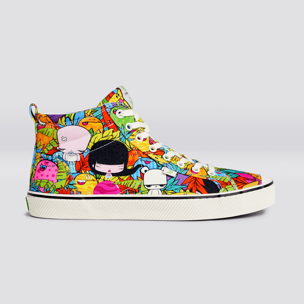 OCA HIGH Cariuma High Top Canvas Damskie OCA High Toz Print | 918YFNKSL