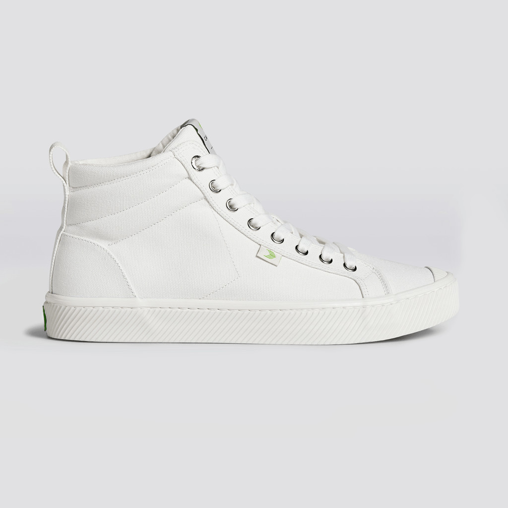 OCA HIGH Cariuma High Top Canvas Vegan Damskie Off-White | 601LGPFYC