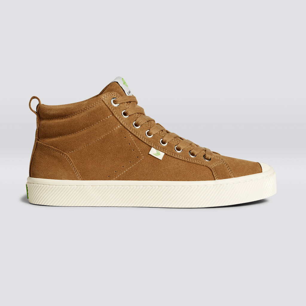 OCA HIGH Cariuma High Top Suede Damskie Camel | 598PUKSBL