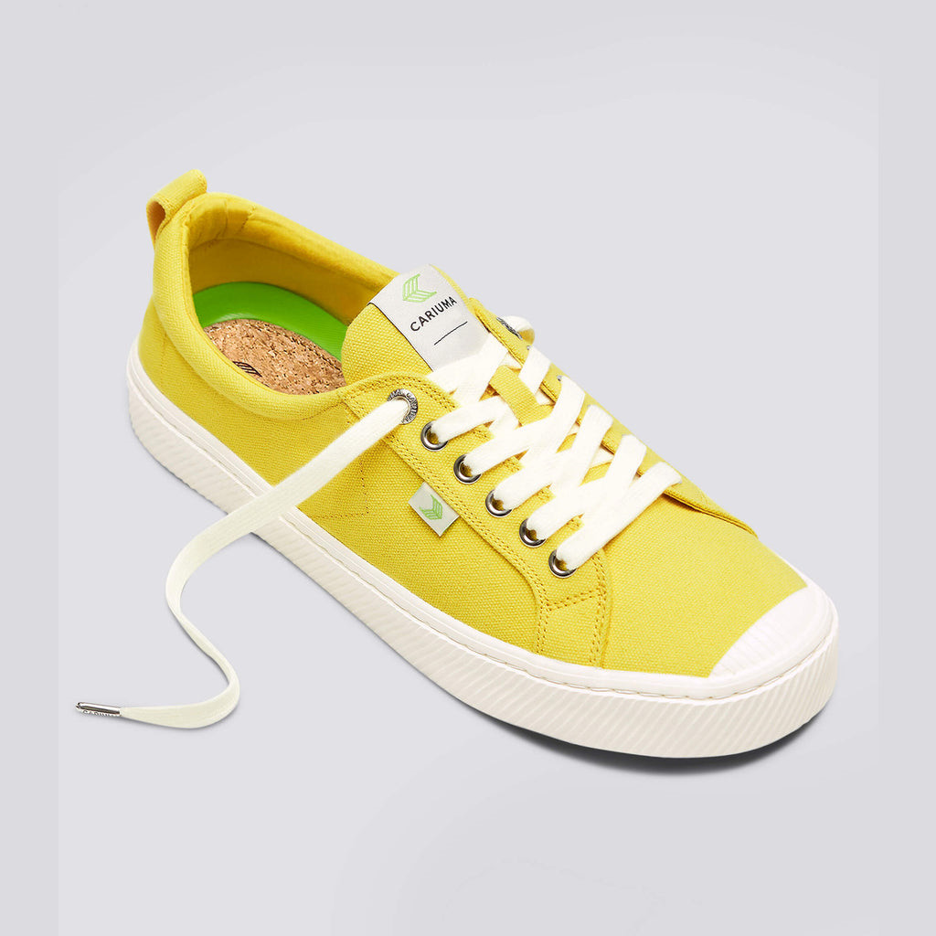 OCA LOW Cariuma Low Top Canvas Damskie Żółte | 372JVYEXS