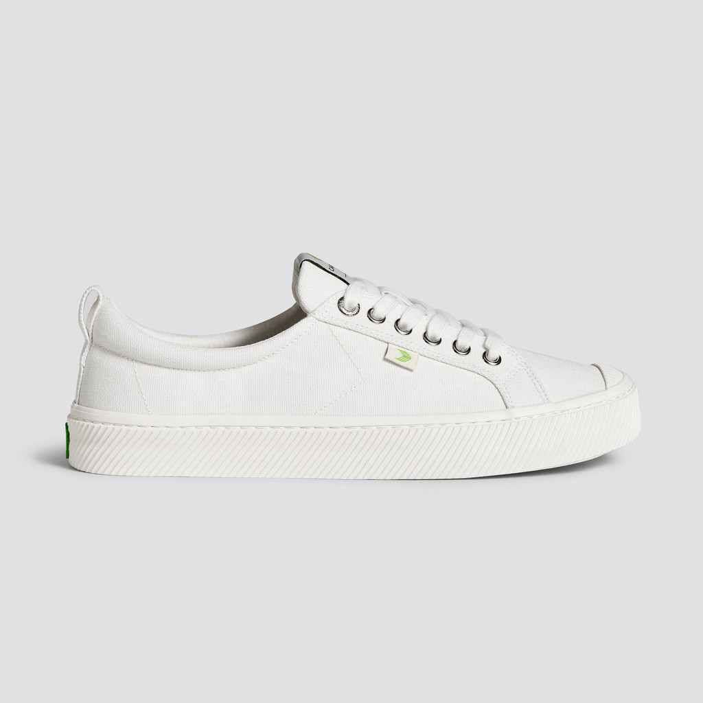 OCA LOW Cariuma Low Top Płócienne Wegański Męskie Off-White | 546XGWITQ