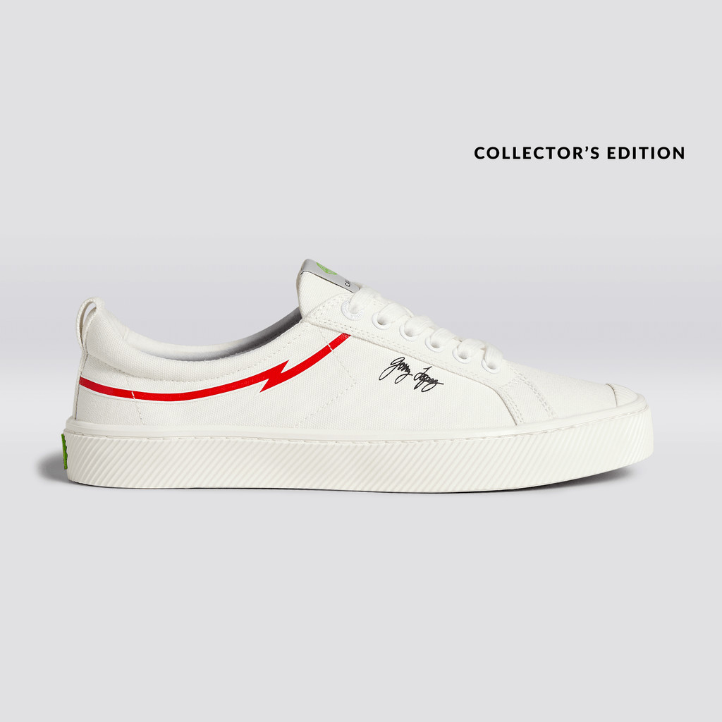 OCA LOW Cariuma Low Top Płócienne Wegański Męskie Off-White | 618HFGZXL