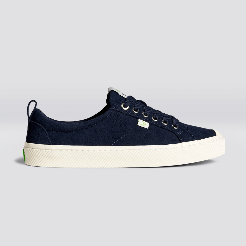 OCA LOW Cariuma Low Top Suede Damskie Niebieskie | 207DJWGKE